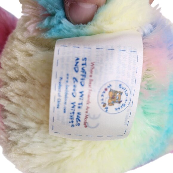 Build-A-Bear Rainbow Bunny Stuffed Animal Plush Toy 16" - Picture 3 of 3